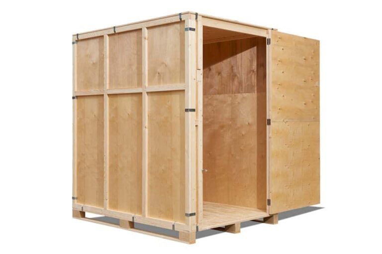 Wooden storage unit