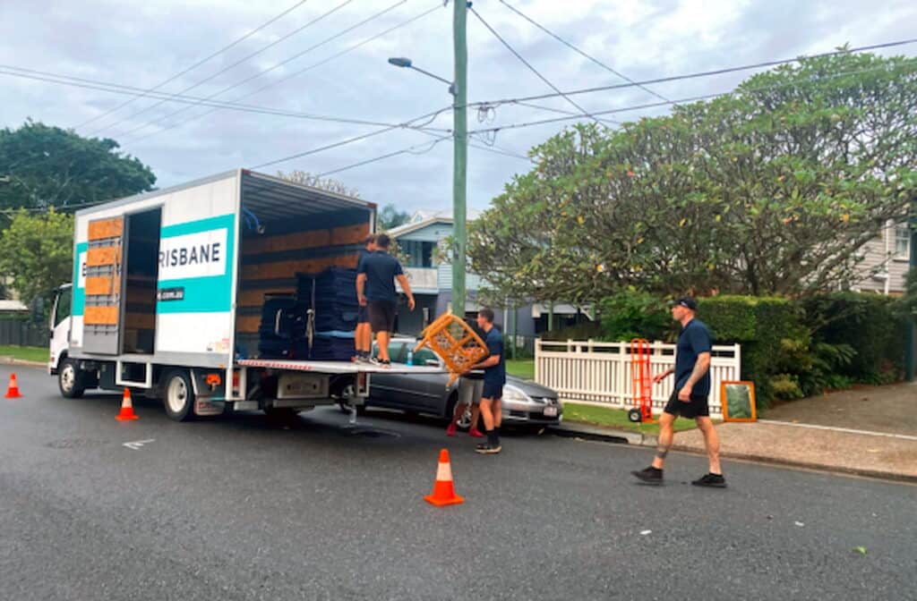 Ben Moves Brisbane expert removalist loading a truck with furniture