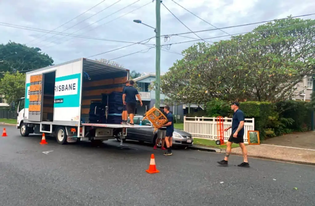 Ben Moves Brisbane expert removalist loading a truck with furniture